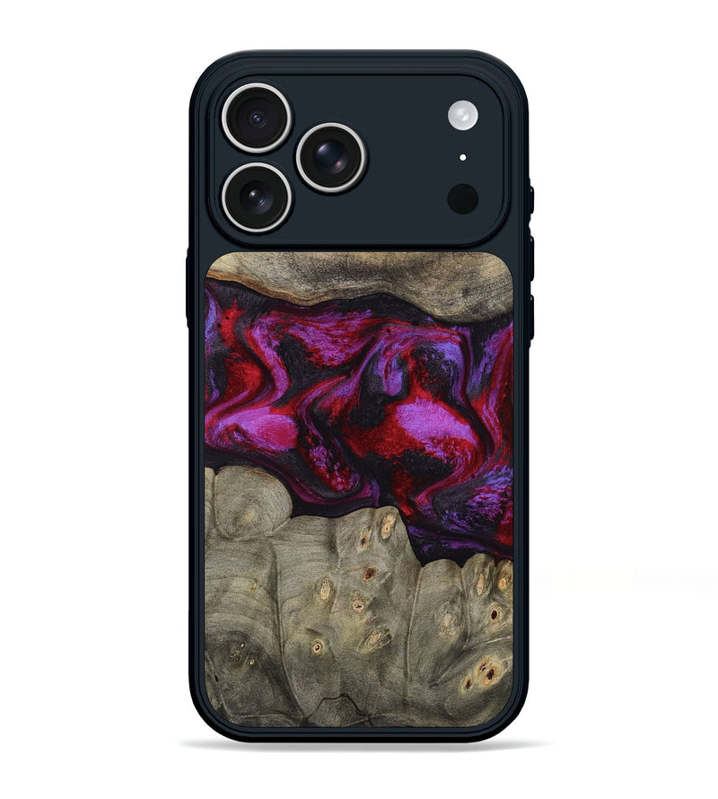 iPhone 17 Pro Max Wood Phone Case - Rhonda (Red, 787153)