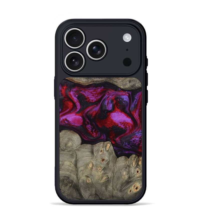 iPhone 17 Pro Wood Phone Case - Rhonda (Red, 787153)