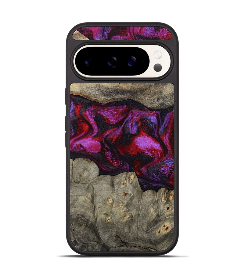Pixel 9 Wood Phone Case - Rhonda (Red, 787153)