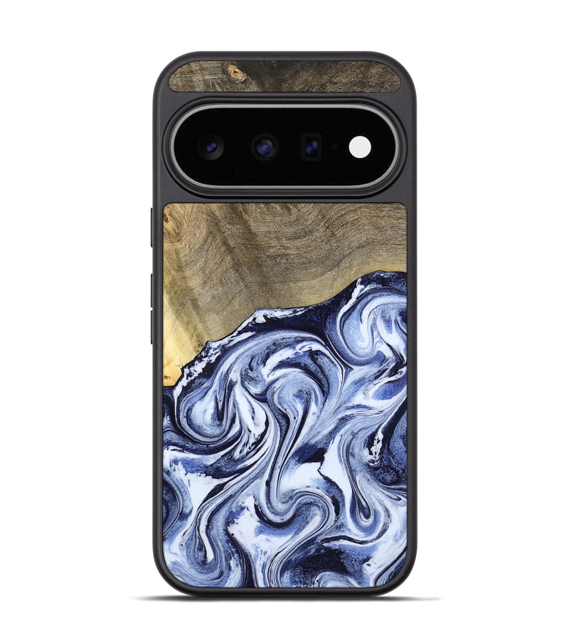 Pixel 11 Pro Wood Phone Case - Nyasia (Blue, 787244)