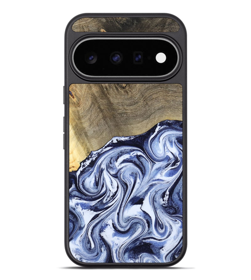 Pixel 11 Pro XL Wood Phone Case - Nyasia (Blue, 787244)