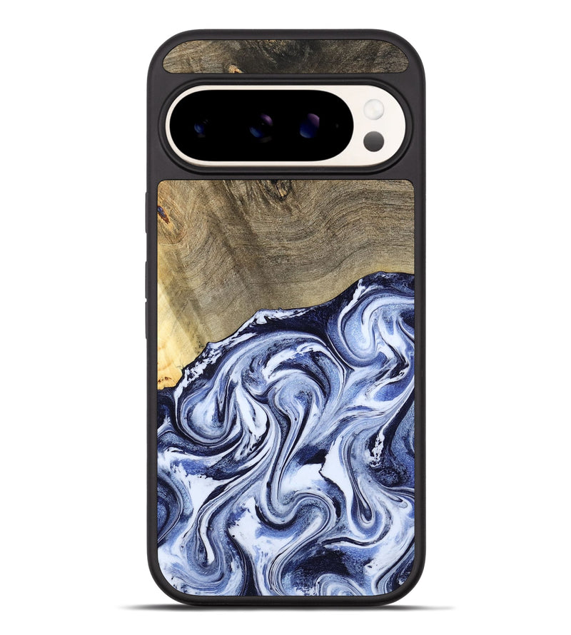Pixel 9 Pro XL Wood Phone Case - Nyasia (Blue, 787244)