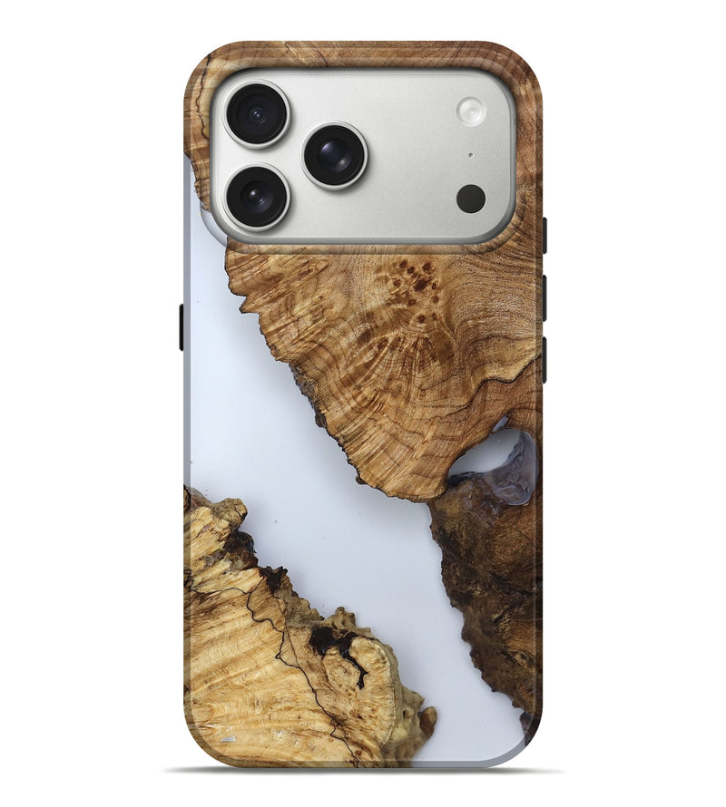 iPhone 17 Pro Max Wood Live Edge Phone Case - Daleyza (Clear, 787309)