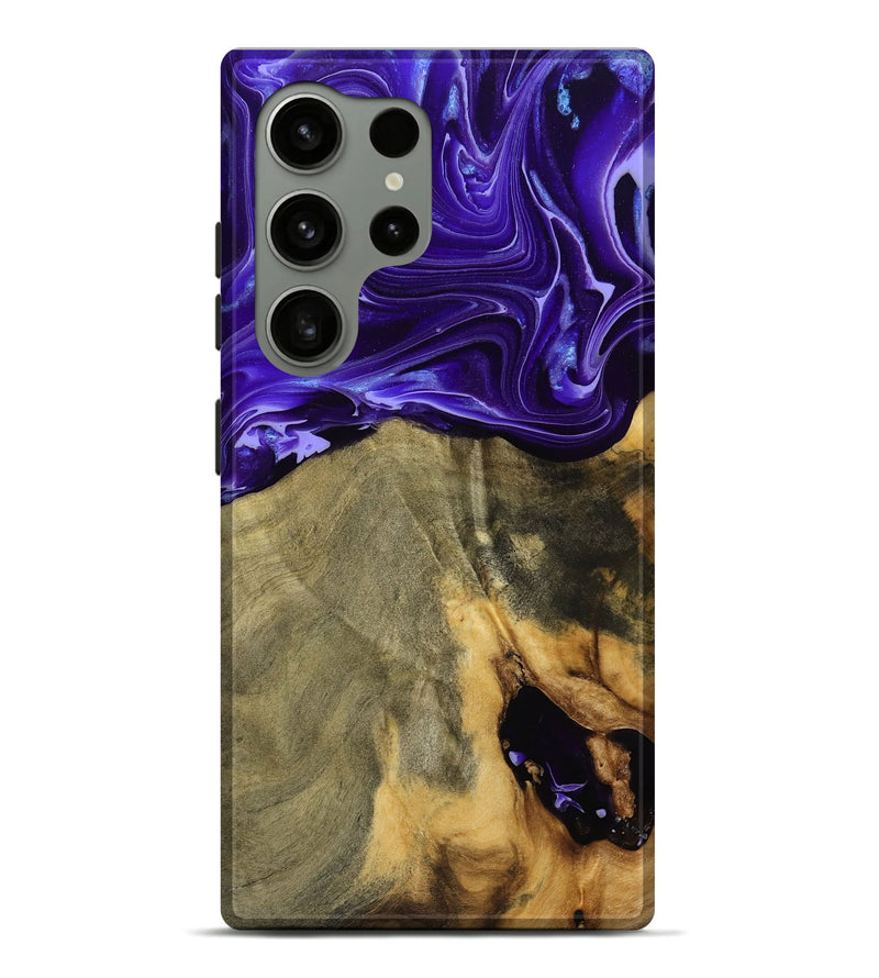 Galaxy S24 Ultra Wood Live Edge Phone Case - Rupert (Purple, 787311)