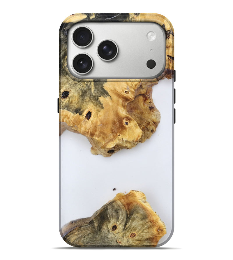 iPhone 17 Pro Max Wood Live Edge Phone Case - Besse (Clear, 787342)