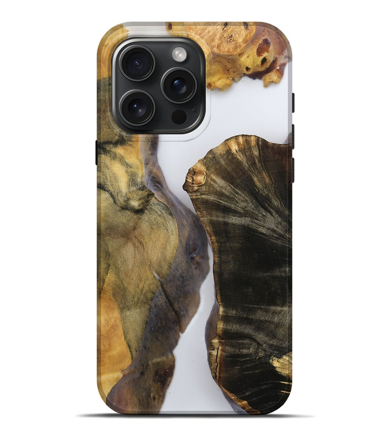 iPhone 16 Pro Max Wood Live Edge Phone Case - Jace (Clear, 787348)