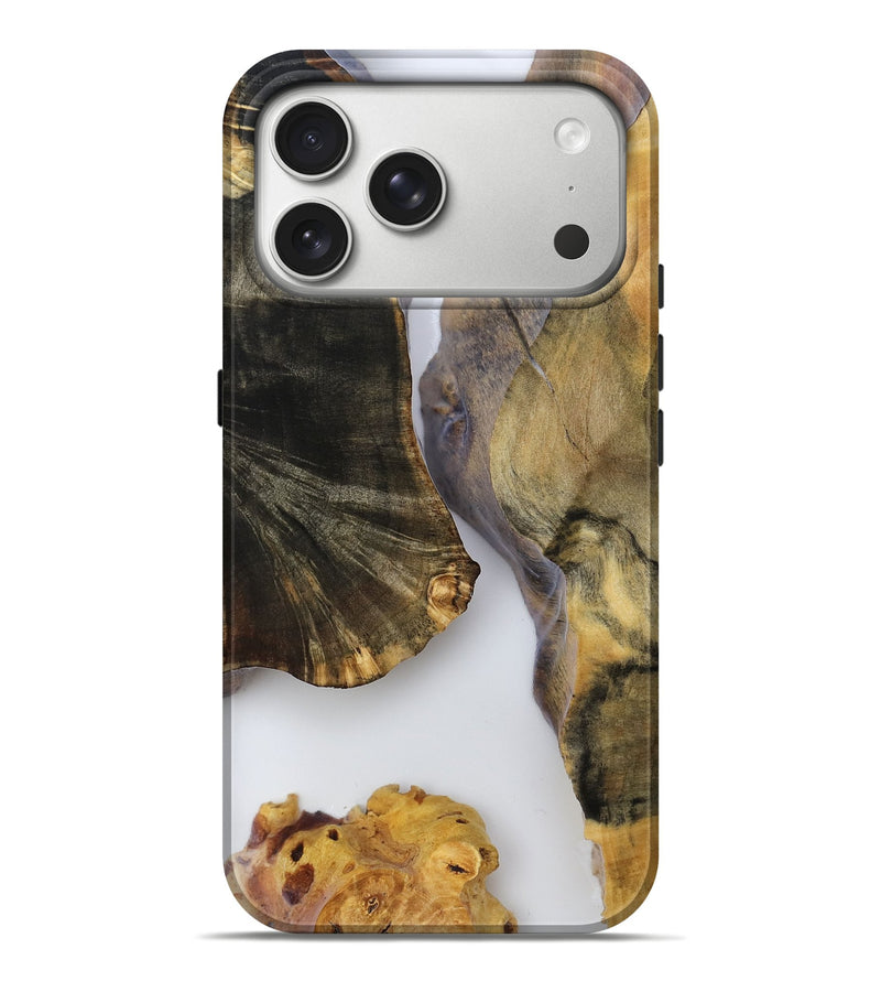 iPhone 17 Pro Max Wood Live Edge Phone Case - Lonnie (Clear, 787353)