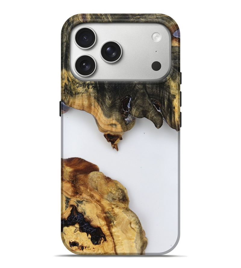 iPhone 17 Pro Max Wood Live Edge Phone Case - Harmoni (Clear, 787354)