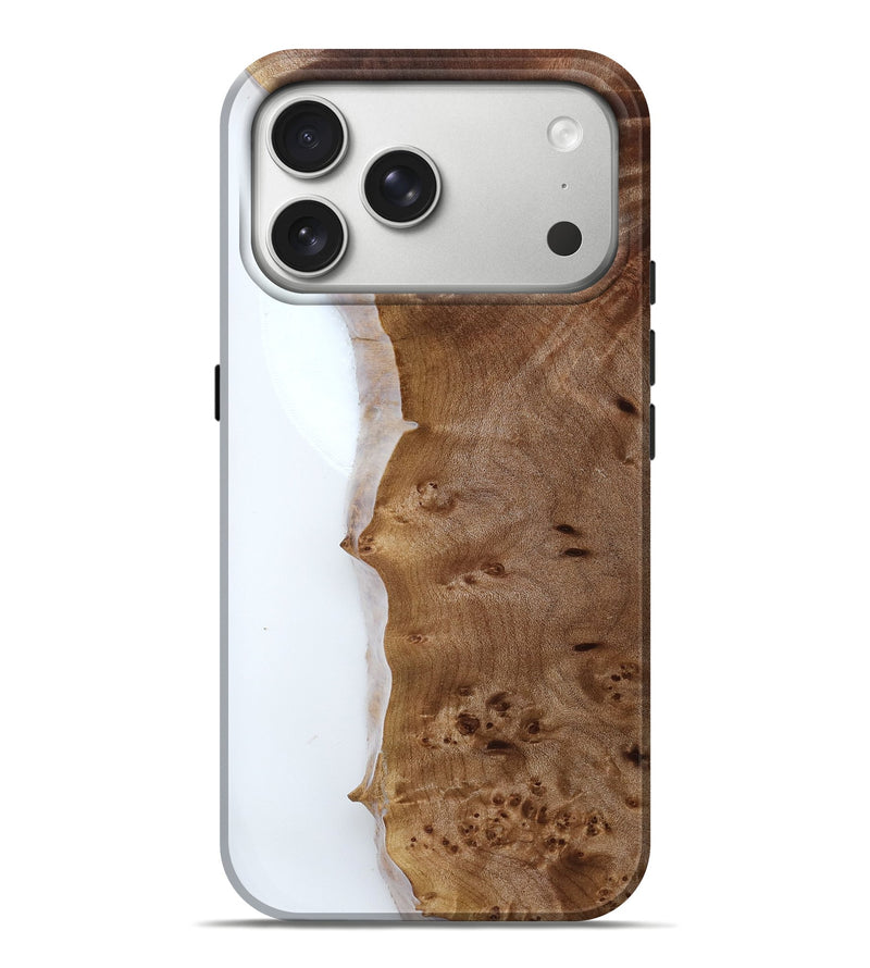 iPhone 17 Pro Max Wood Live Edge Phone Case - Jon (Clear, 787356)