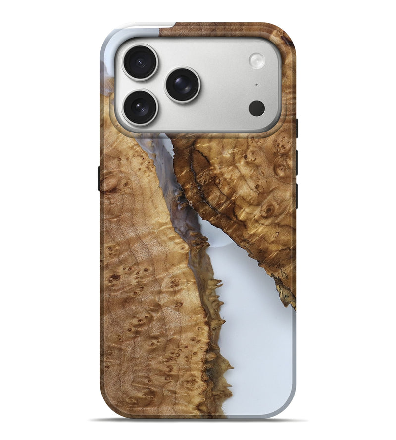 iPhone 17 Pro Max Wood Live Edge Phone Case - Avayah (Clear, 787370)