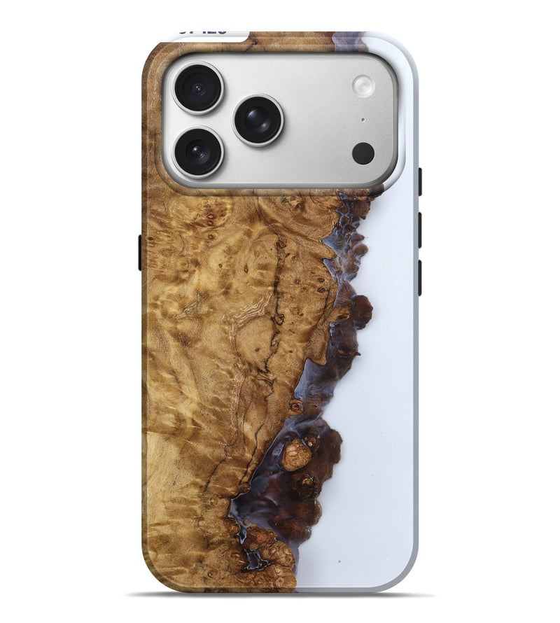 iPhone 17 Pro Max Wood Live Edge Phone Case - Will (Clear, 787425)