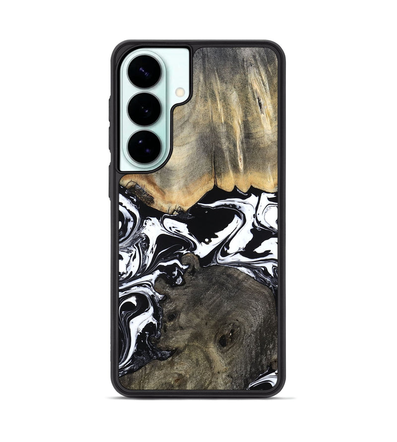 Galaxy S26 Plus Wood Phone Case - Ishaan (Black & White, 787446)