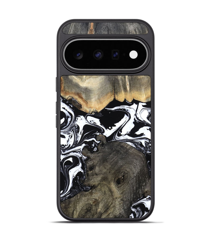 Pixel 11 Pro Wood Phone Case - Ishaan (Black & White, 787446)