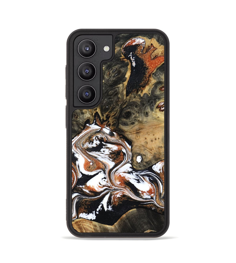 Galaxy S23 Wood Phone Case - Hosea (Black & White, 787447)