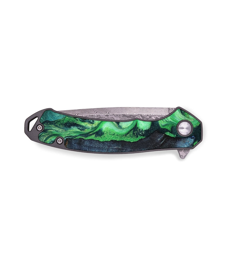 EDC Wood Pocket Knife - Brionna (Green, 787647)