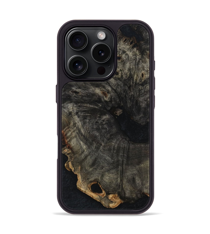 iPhone 16 Pro Wood Phone Case - Ardis (Wood Burl, 787649)