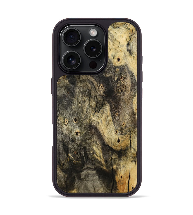 iPhone 16 Pro Wood Phone Case - Noa (Wood Burl, 787686)
