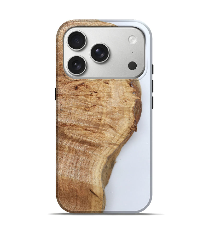 iPhone 17 Pro Wood Live Edge Phone Case - Kaisen (Clear, 787721)