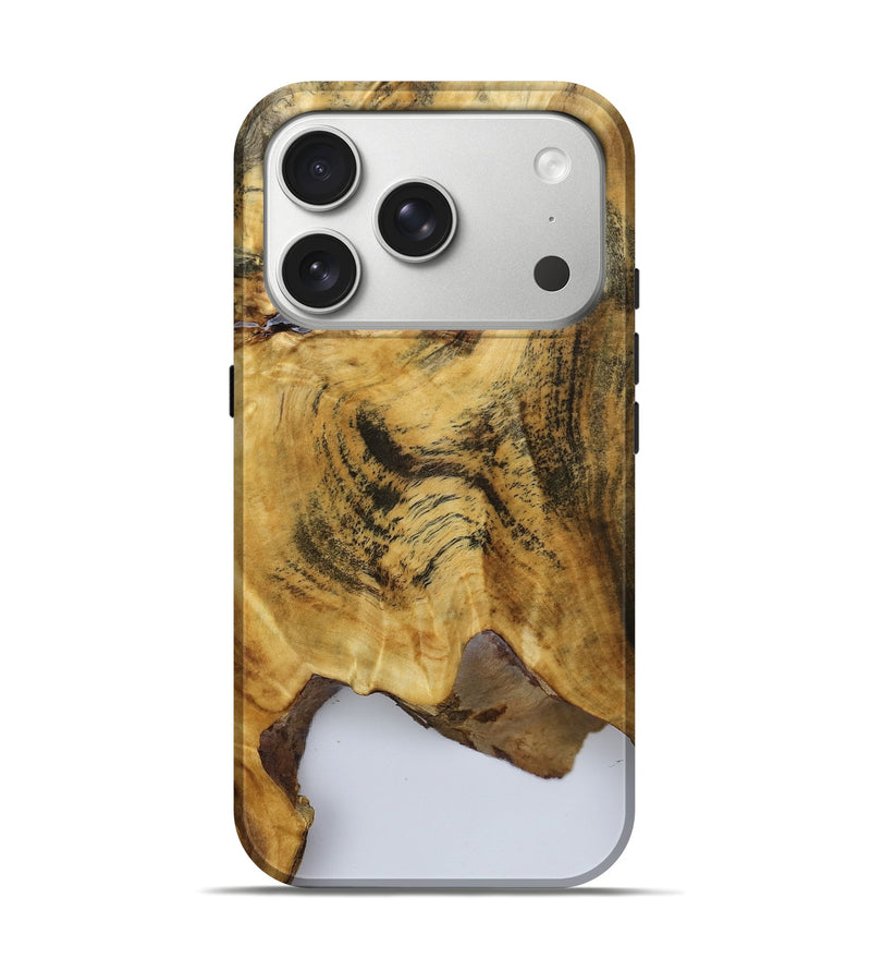 iPhone 17 Pro Wood Live Edge Phone Case - Velda (Clear, 787728)