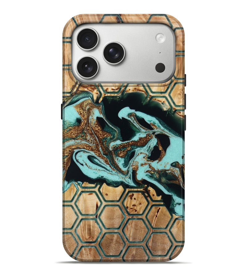 iPhone 17 Pro Max Wood Live Edge Phone Case - Elmo (Pattern, 787742)