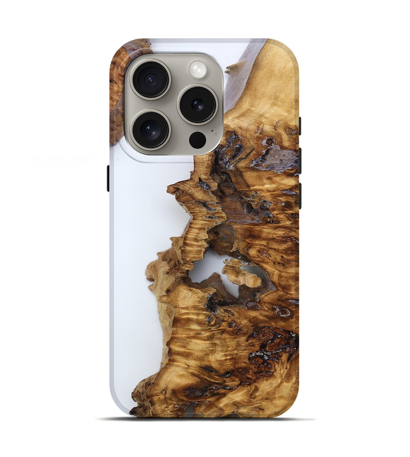 iPhone 16 Pro Wood Live Edge Phone Case - Eris (Clear, 787747)