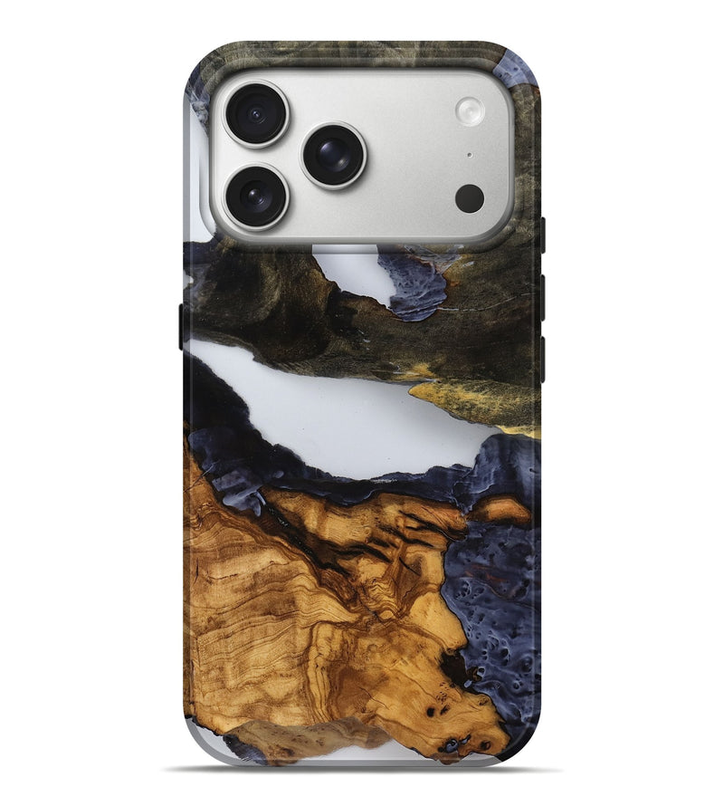 iPhone 17 Pro Max Wood Live Edge Phone Case - Aleyna (Clear, 787750)
