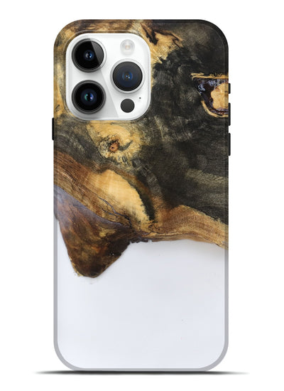 iPhone 15 Pro Max Wood Live Edge Phone Case - Leah (Clear, 787758)