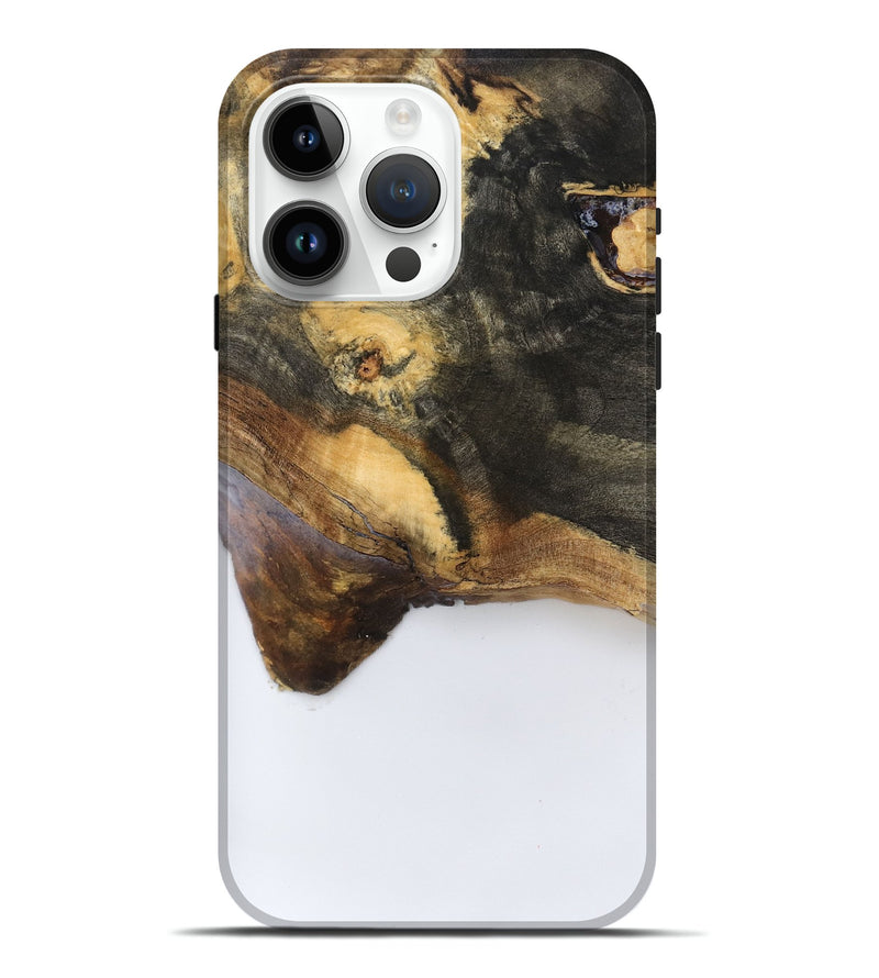 iPhone 15 Pro Max Wood Live Edge Phone Case - Leah (Clear, 787758)