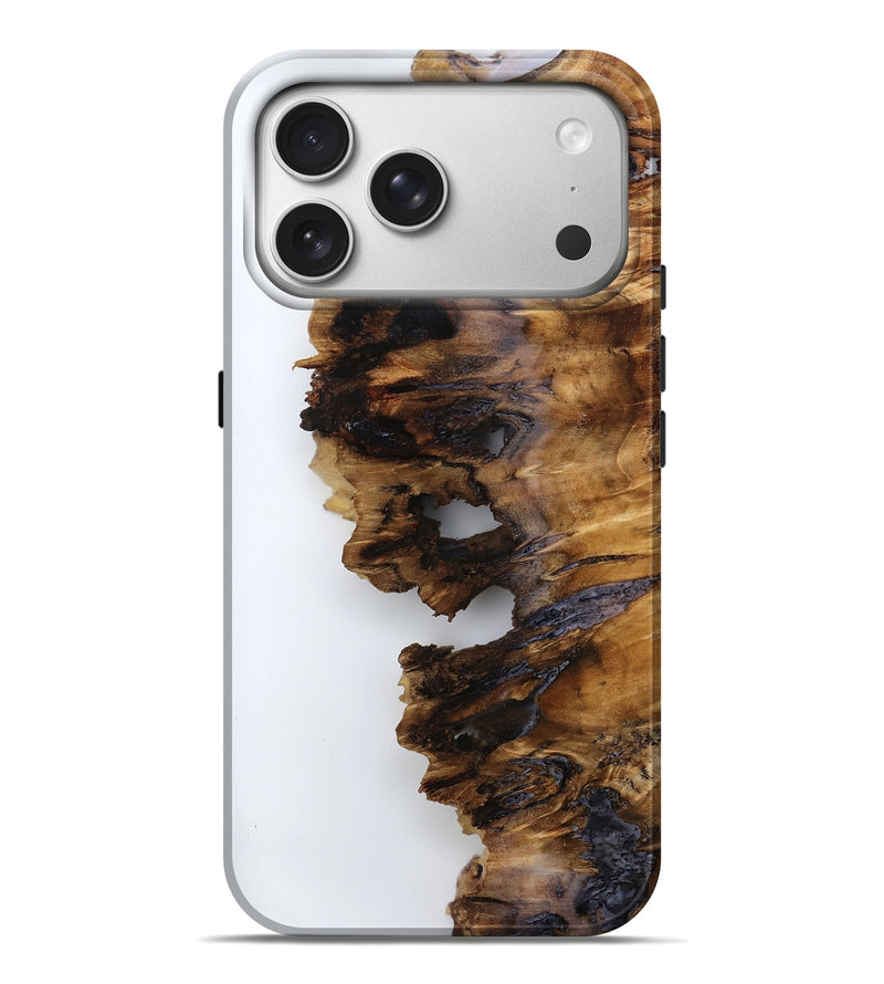 iPhone 17 Pro Max Wood Live Edge Phone Case - Grant (Clear, 787775)