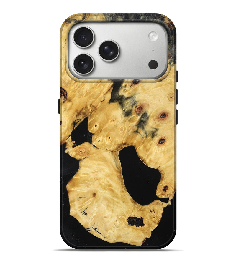 iPhone 17 Pro Max Wood Live Edge Phone Case - Joselin (Wood Burl, 787781)