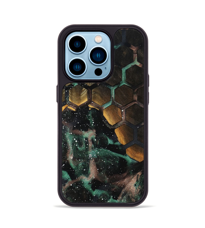 iPhone 14 Pro Wood Phone Case - Isai (Pattern, 787865)
