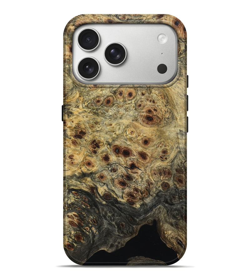 iPhone 17 Pro Max Wood Live Edge Phone Case - Vinnie (Wood Burl, 787955)