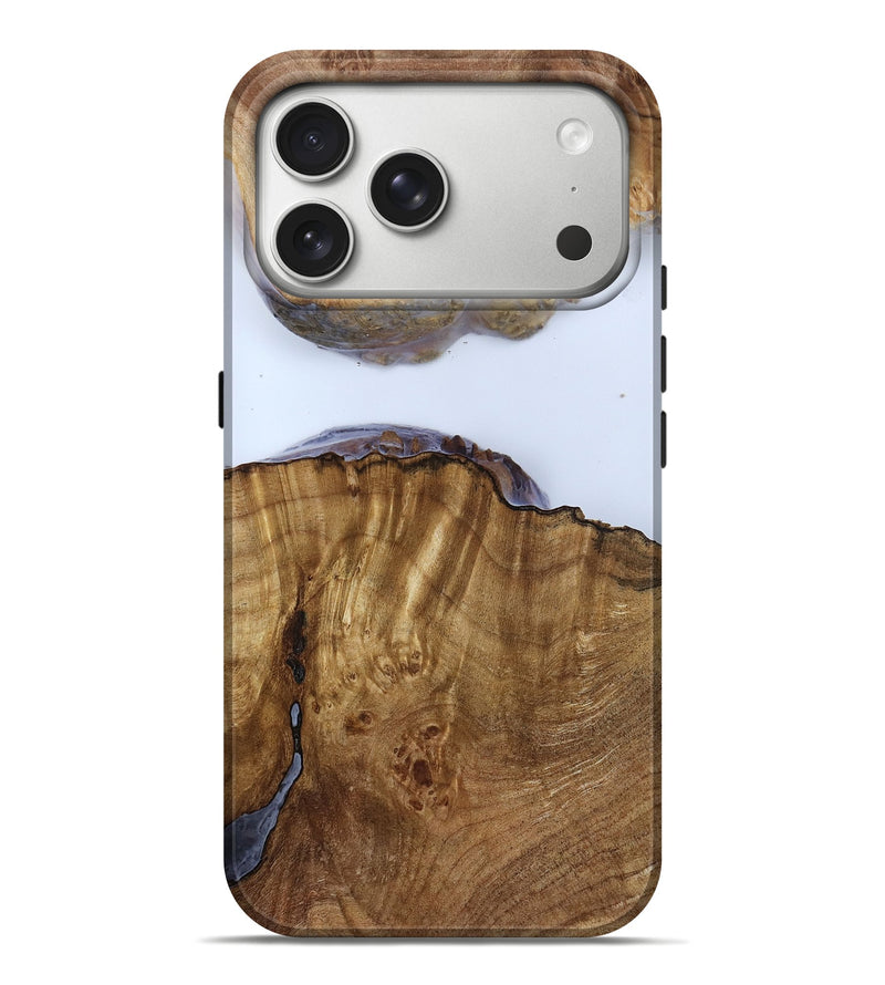 iPhone 17 Pro Max Wood Live Edge Phone Case - Heaven (Clear, 787957)