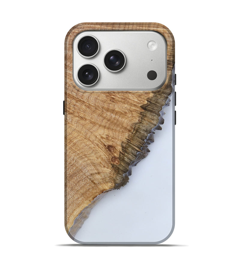 iPhone 17 Pro Wood Live Edge Phone Case - Evalyn (Clear, 787958)