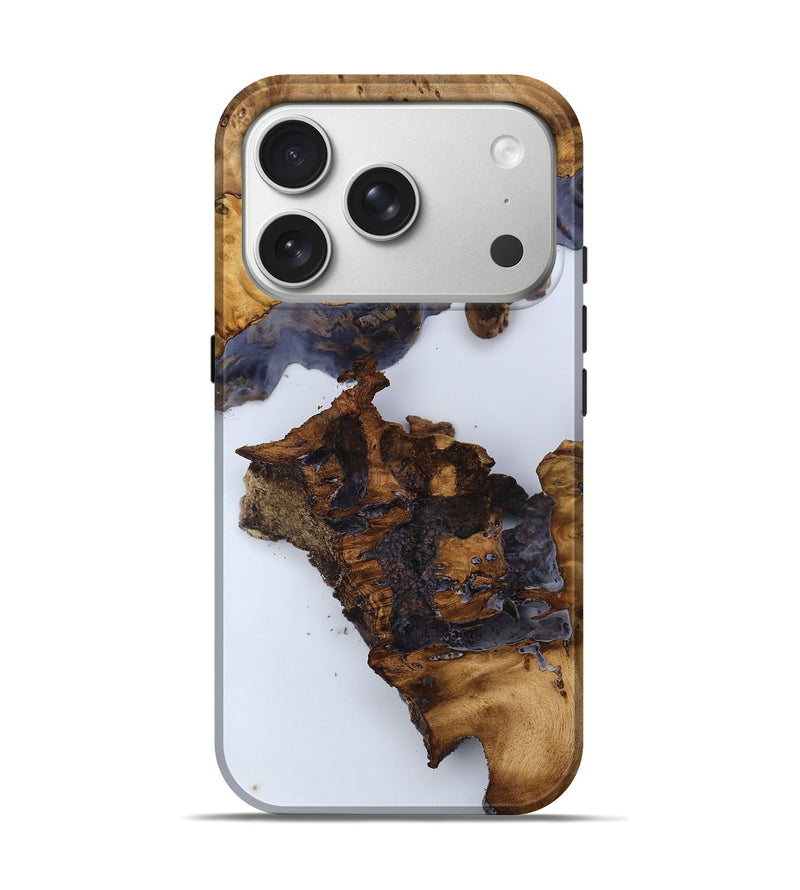 iPhone 17 Pro Wood Live Edge Phone Case - Finis (Clear, 787968)