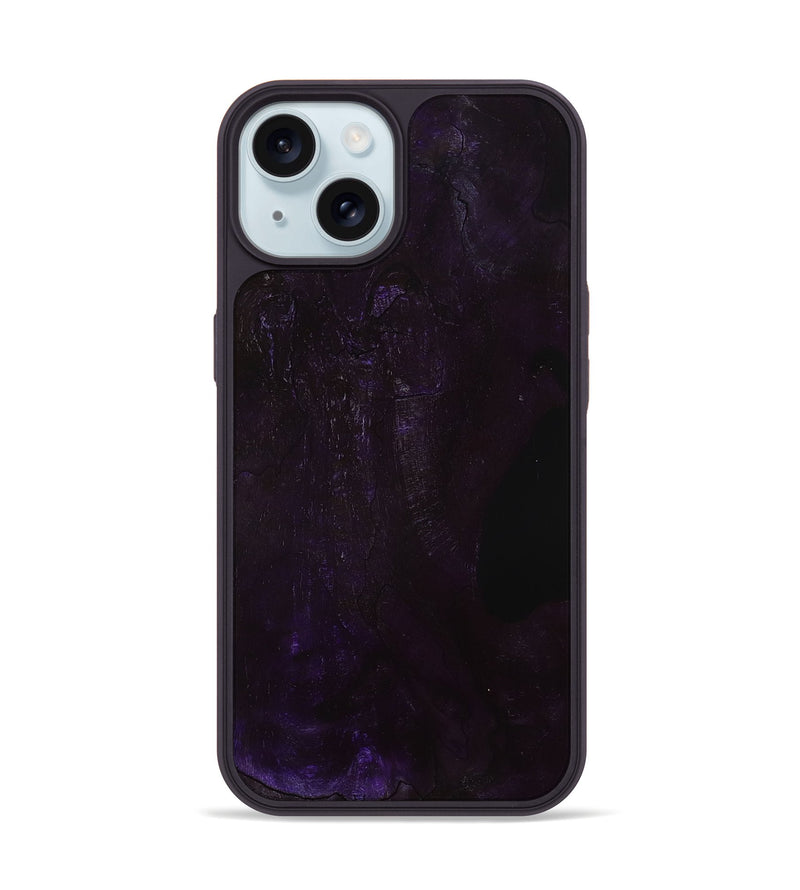 iPhone 15 Wood Phone Case - Basil (Wood Burl, 788039)