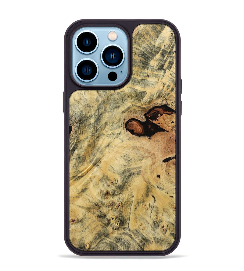 iPhone 14 Pro Max Wood Phone Case - Marsha (Wood Burl, 788203)