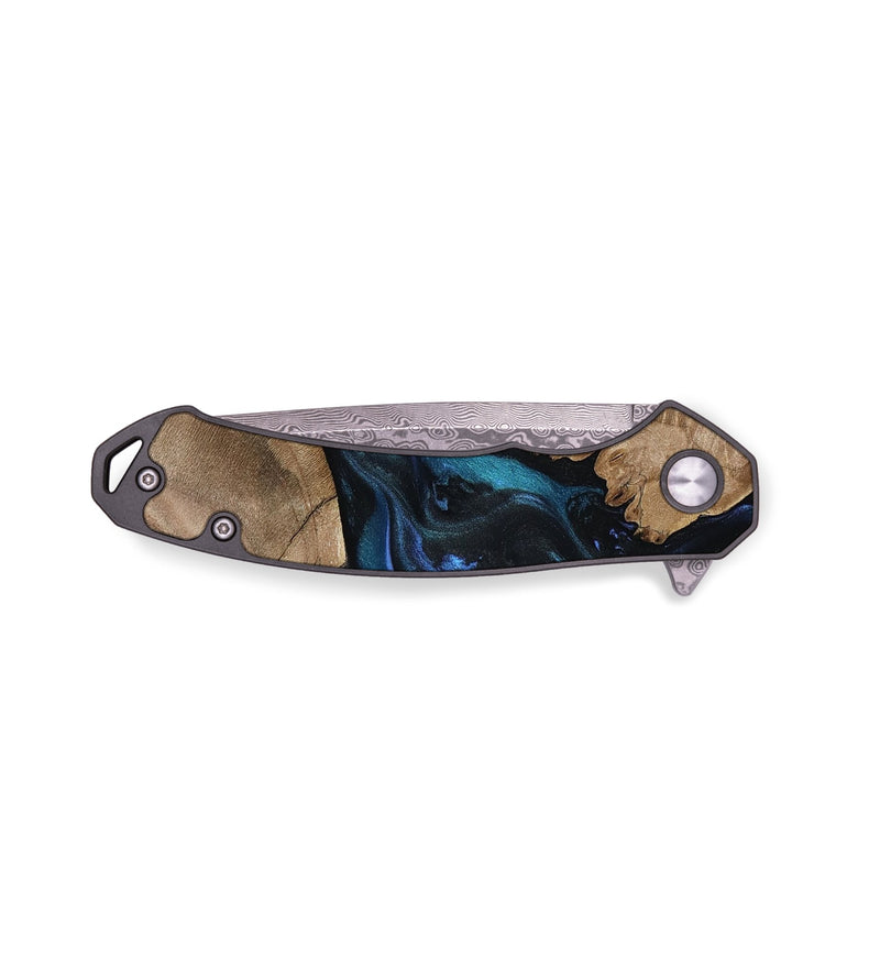 EDC Wood Pocket Knife - Joana (Blue, 788207)