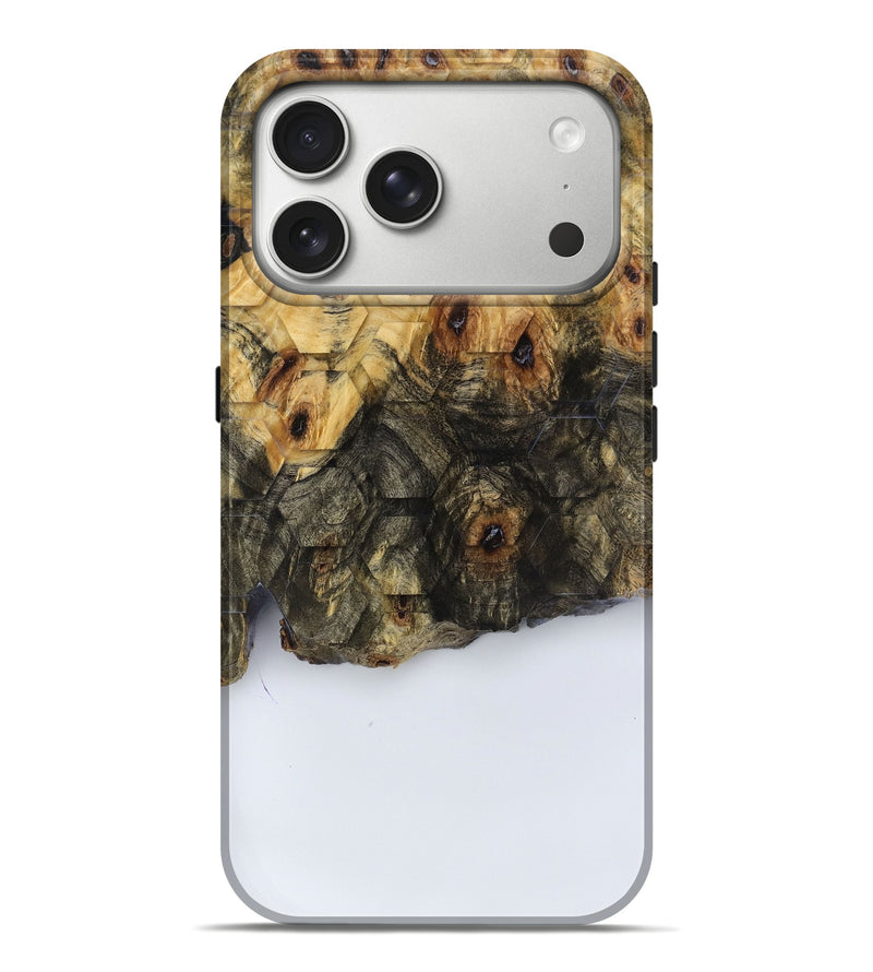 iPhone 17 Pro Max Wood Live Edge Phone Case - Aziel (Clear, 788258)
