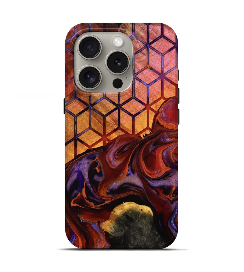 iPhone 16 Pro Wood Live Edge Phone Case - Shayla (Pattern, 788263)