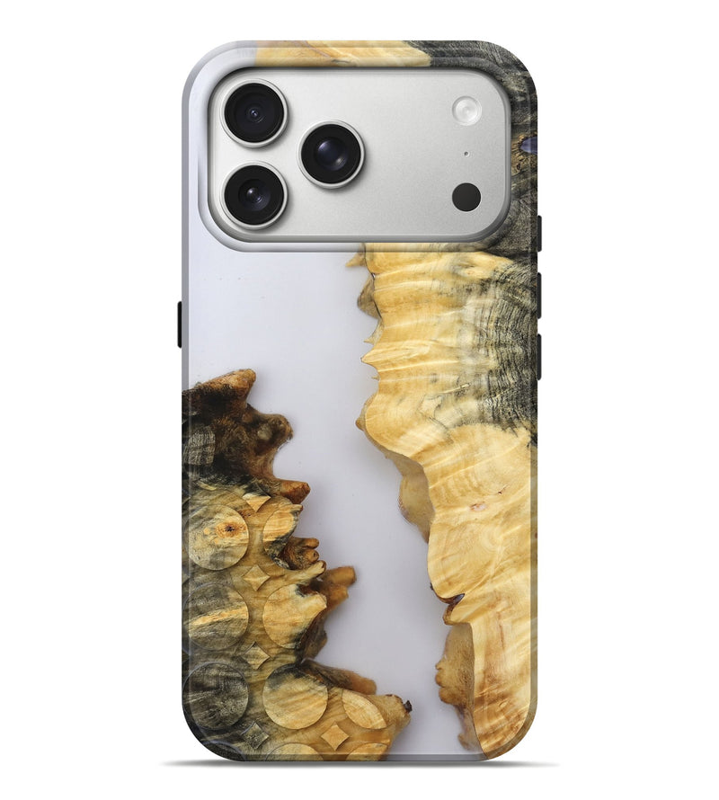 iPhone 17 Pro Max Wood Live Edge Phone Case - Derick (Clear, 788271)