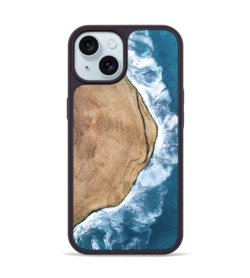 iPhone 15 Wood Phone Case - Agatha (Coastal, 788476)