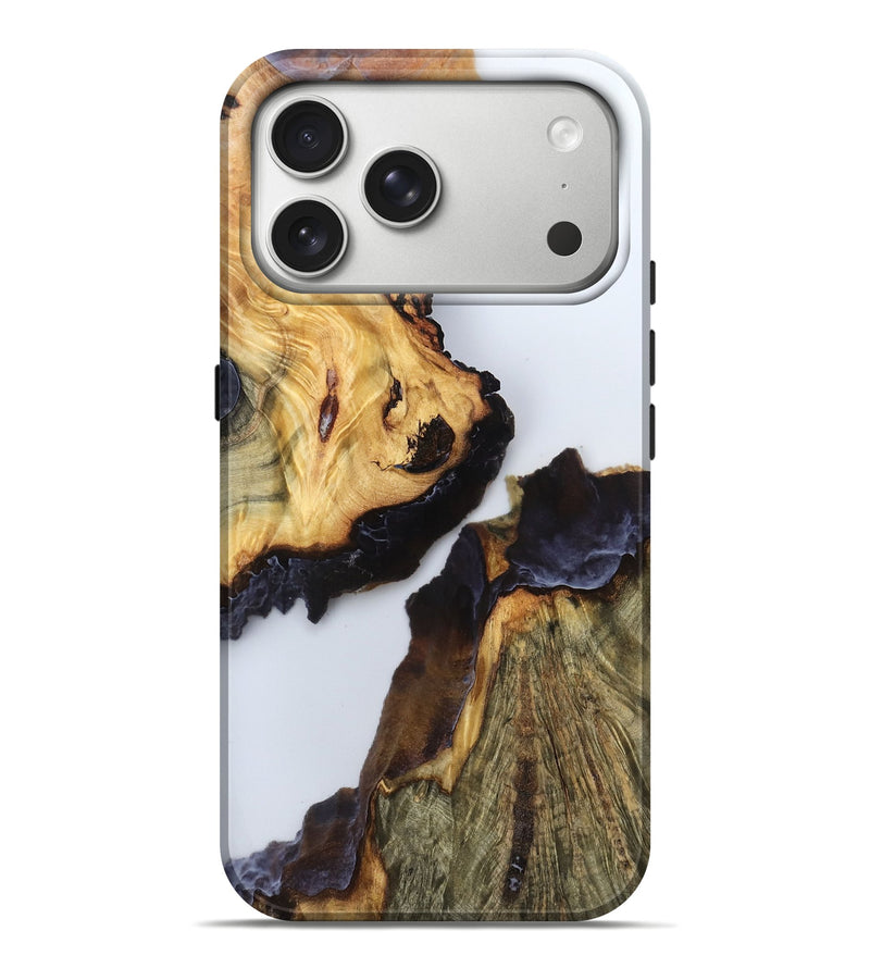 iPhone 17 Pro Max Wood Live Edge Phone Case - Novella (Clear, 788622)