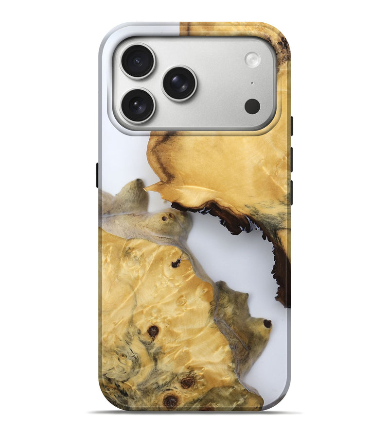 iPhone 17 Pro Max Wood Live Edge Phone Case - Jaziel (Clear, 788623)
