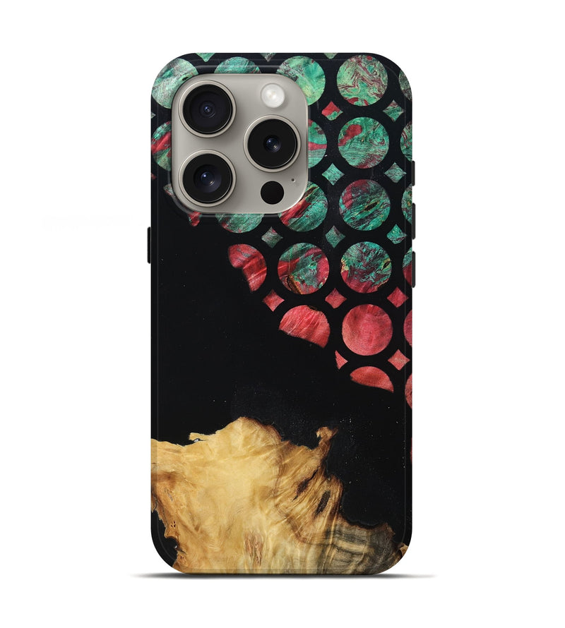 iPhone 16 Pro Wood Live Edge Phone Case - Lavar (Pattern, 788632)