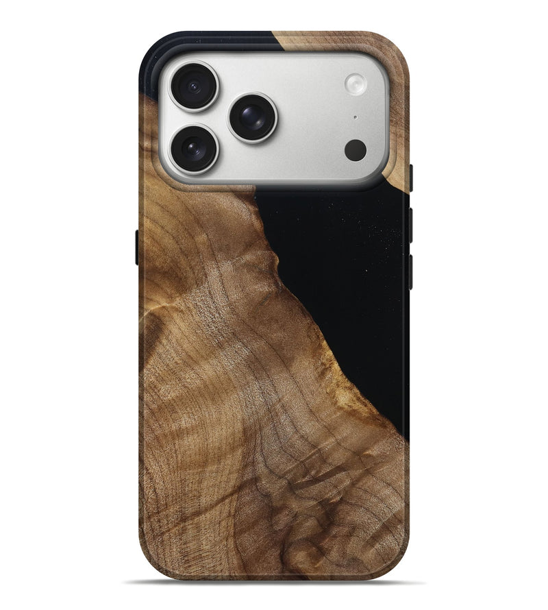 iPhone 17 Pro Max Wood Live Edge Phone Case - Cash (Wood Burl, 788635)
