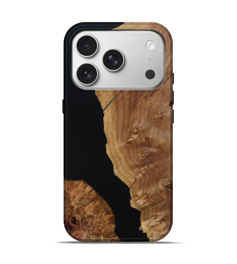 iPhone 17 Pro Wood Live Edge Phone Case - Josette (Wood Burl, 788636)