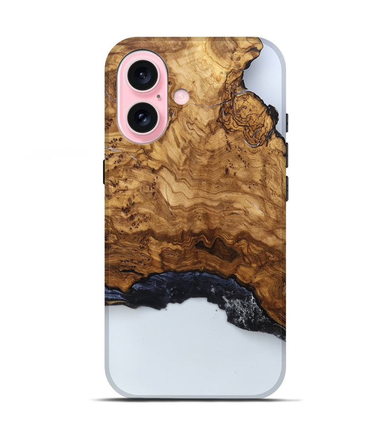 iPhone 17 Wood Live Edge Phone Case - Rio (Ancient Olive, 788637)