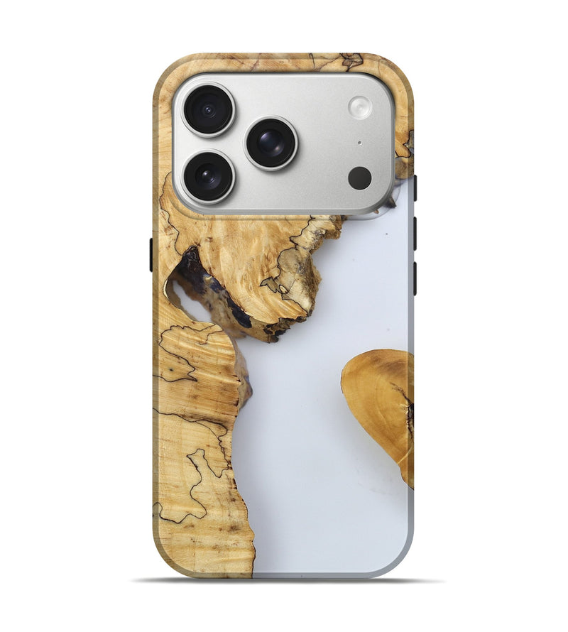 iPhone 17 Pro Wood Live Edge Phone Case - Pennie (Clear, 788638)