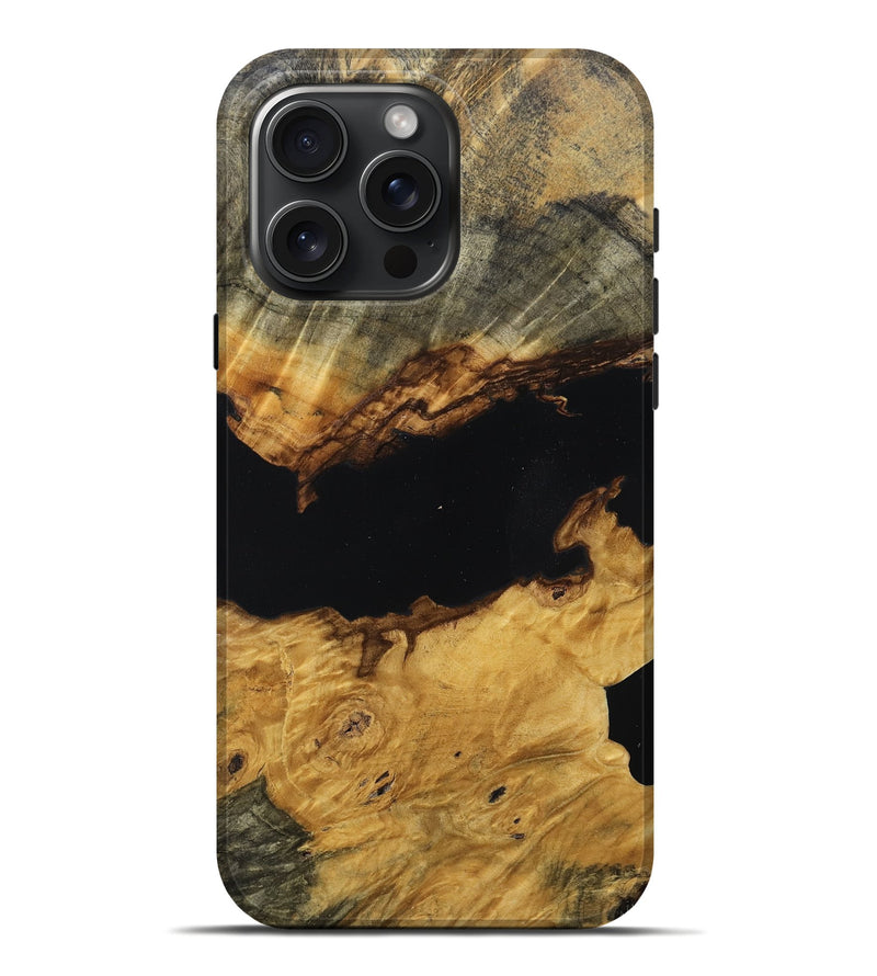 iPhone 16 Pro Max Wood Live Edge Phone Case - Seymour (Wood Burl, 788639)
